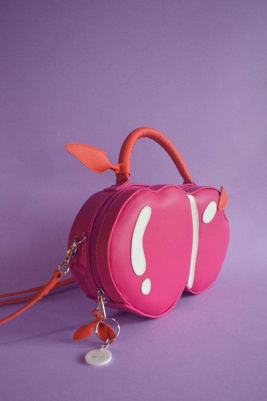 Circle Cereza- Cherry Crossbody Handbag