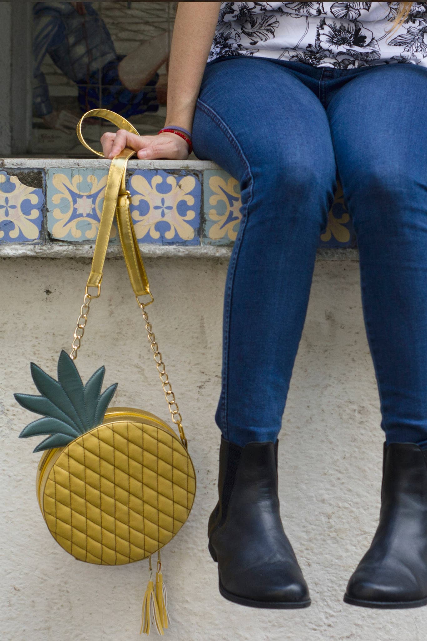 Pineapple crossbody bag
