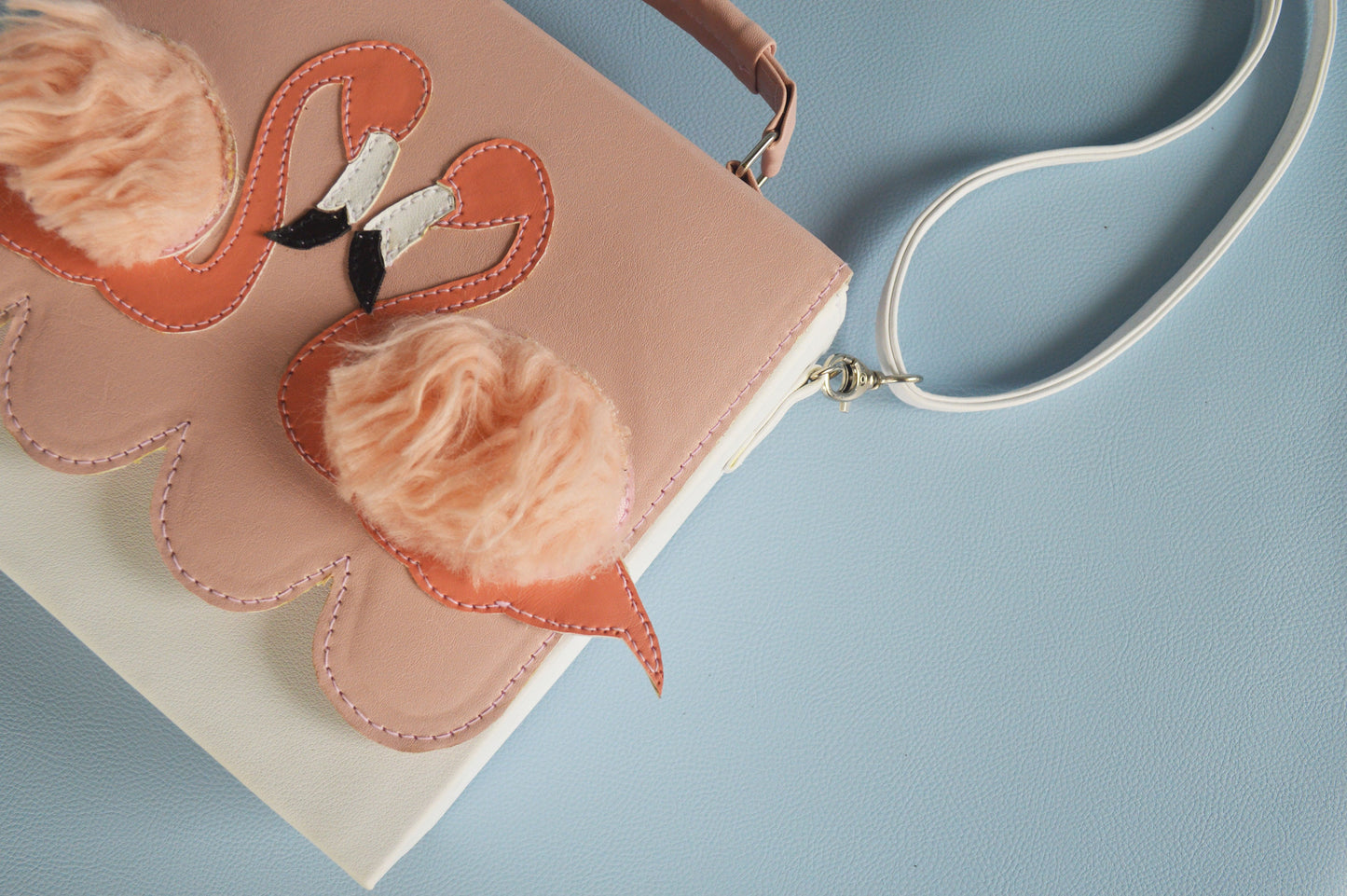 Flamingo handbag/crossbody bag