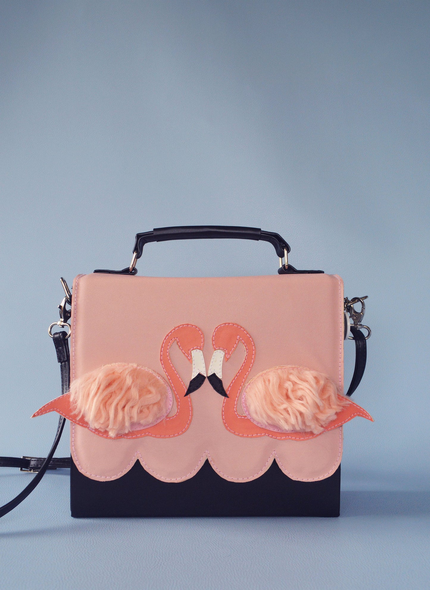 Flamingo handbag/crossbody bag