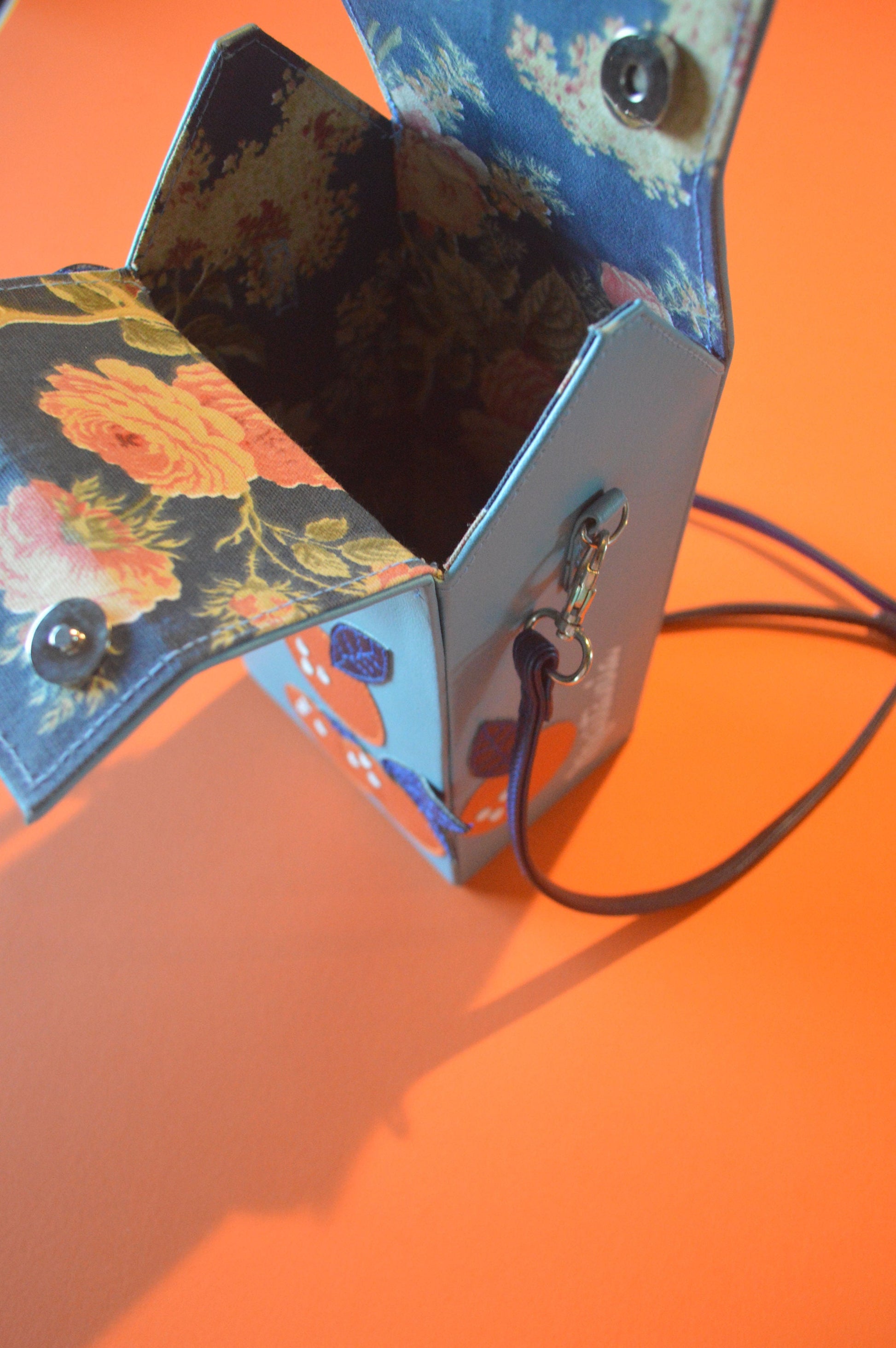 Orange Juice Carton Crossbody Bag