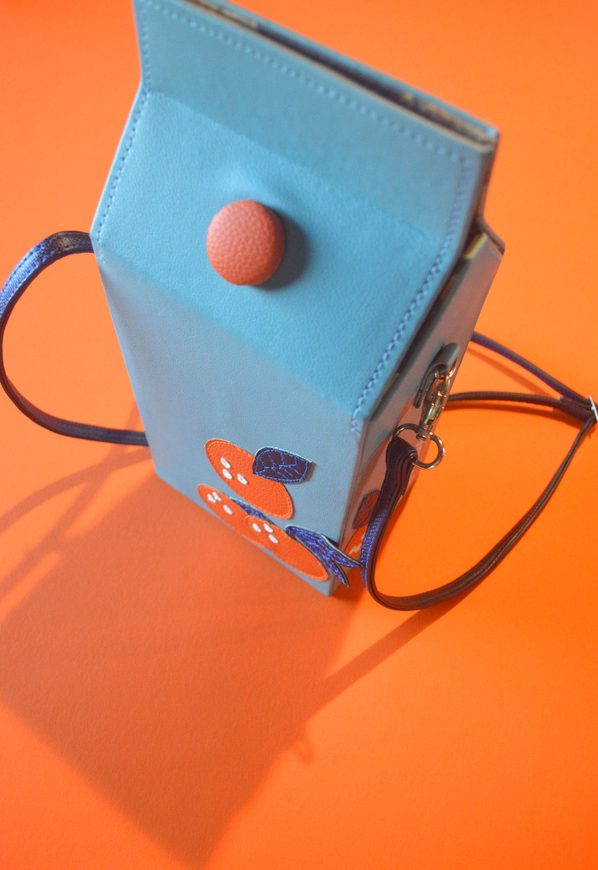 Orange Juice Carton Crossbody Bag