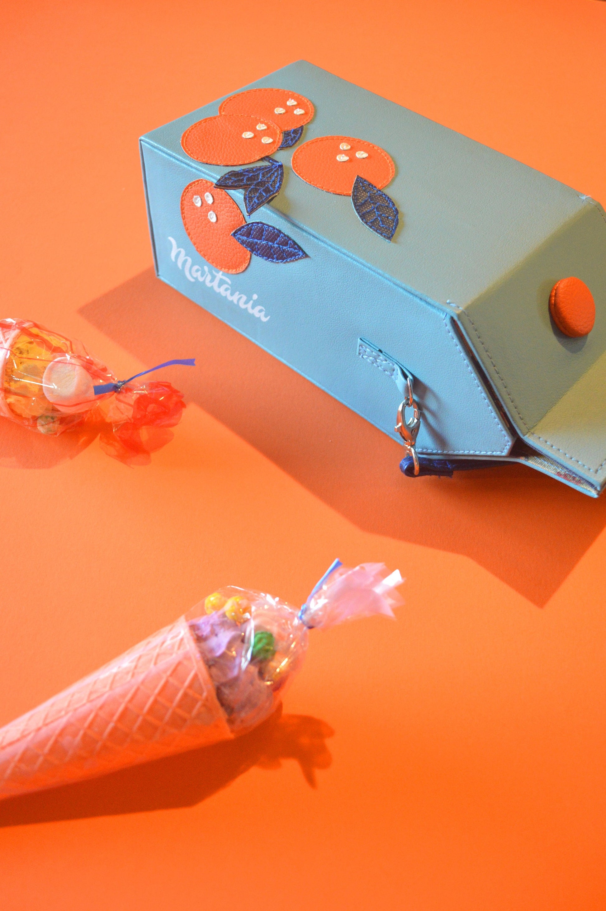 Orange Juice Carton Crossbody Bag