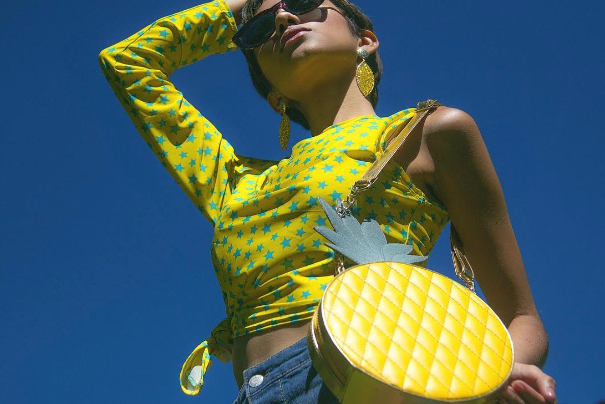 Pineapple crossbody bag