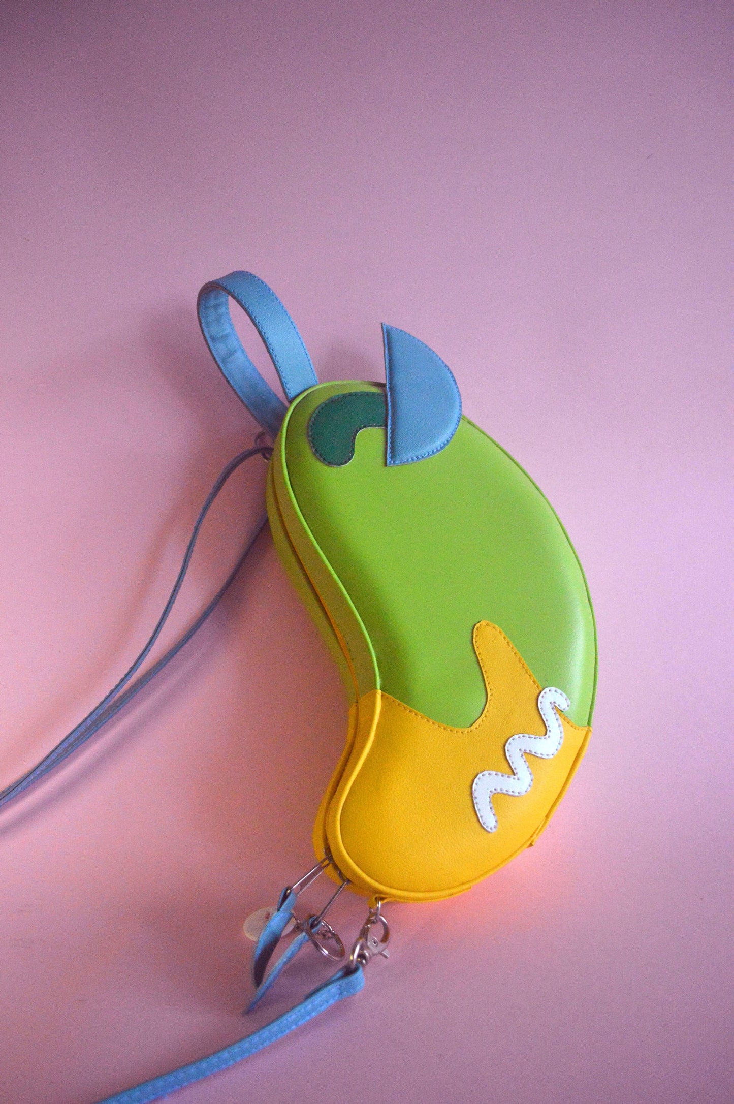 Memphis Mango Handbag Clutch or Crossbody