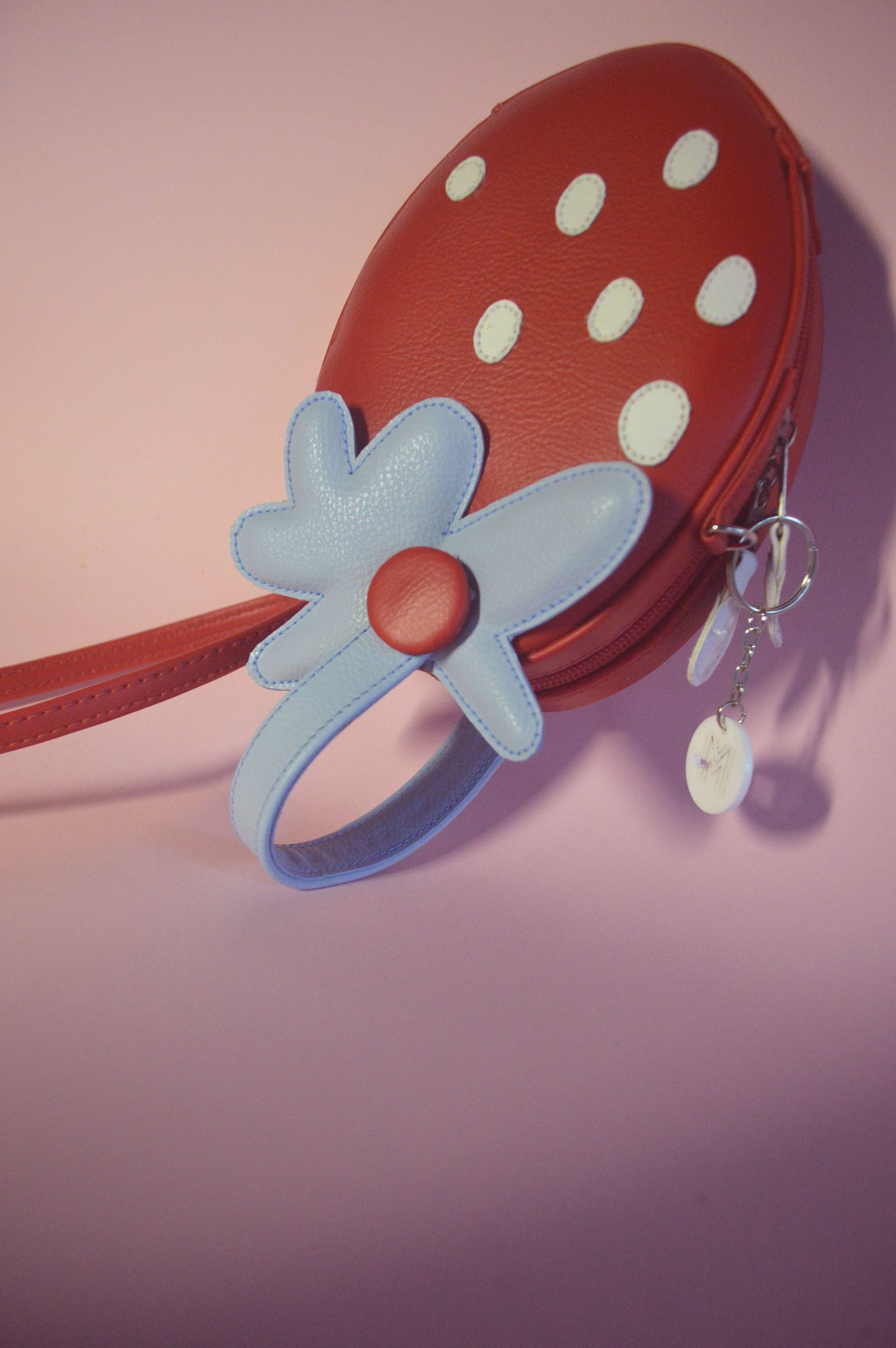 Fresa Flor mini- Stawberry handbag/crossbody MINI version
