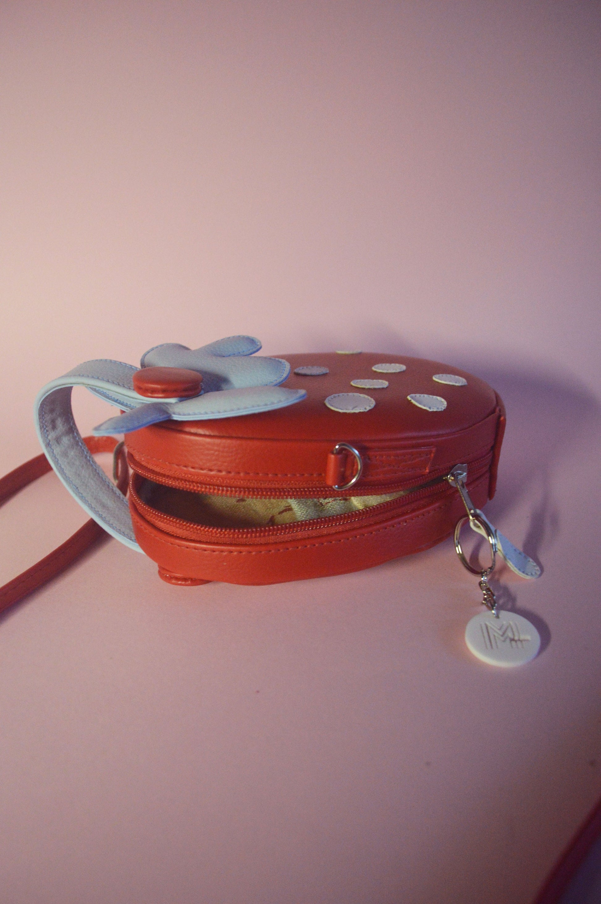 Fresa Flor mini- Stawberry handbag/crossbody MINI version