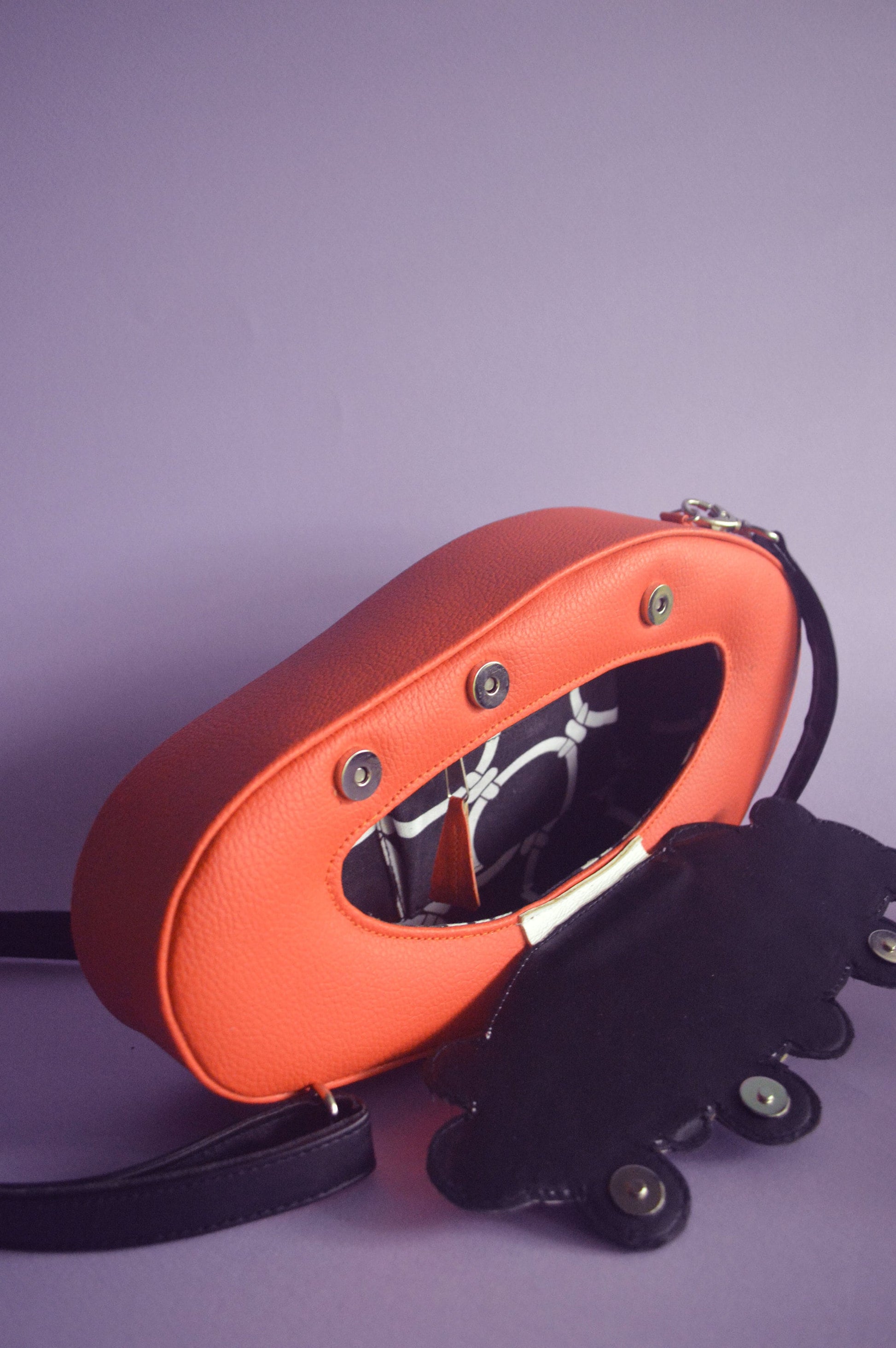 Pattern Papaya Crossbody Bag