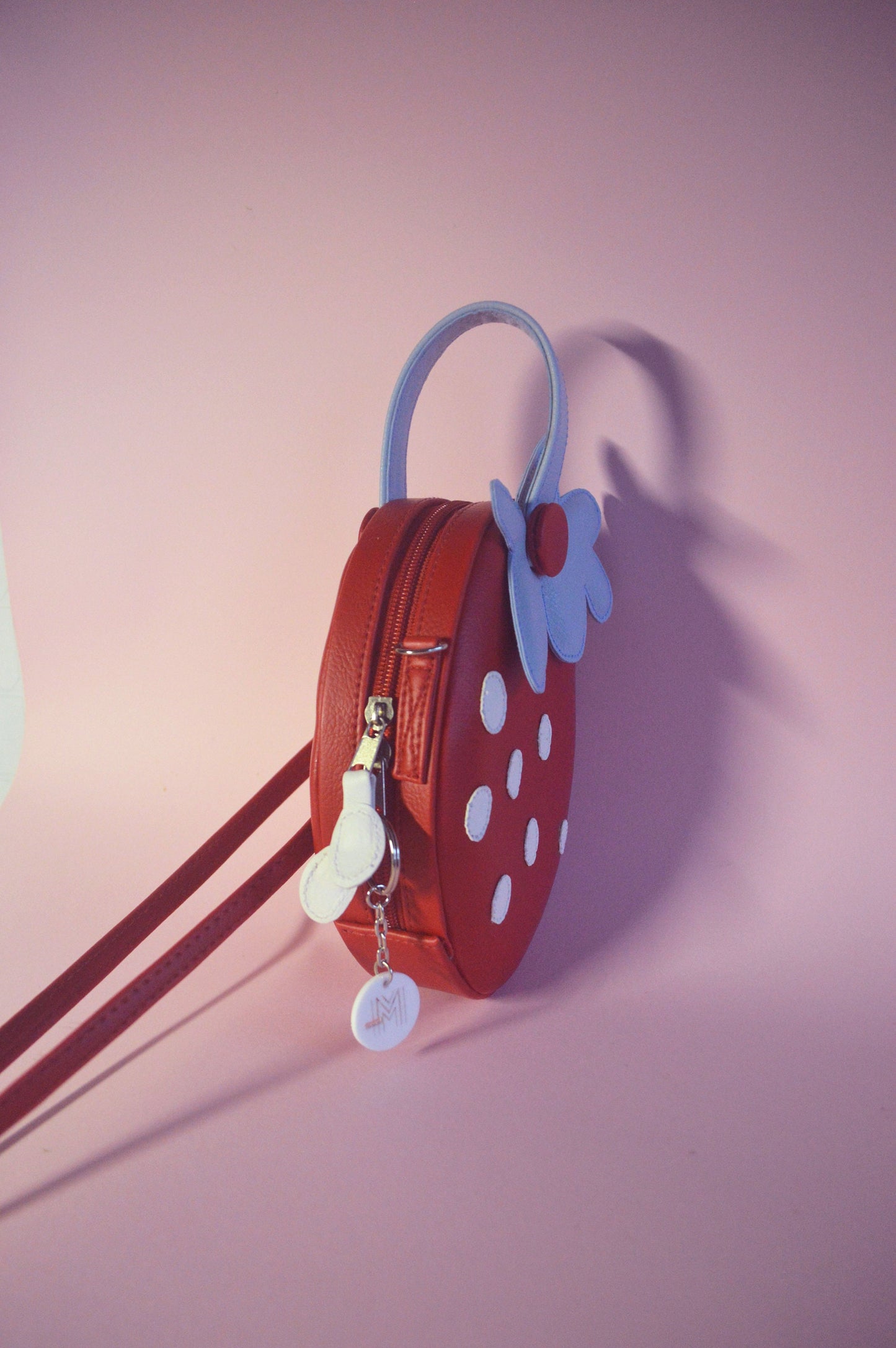 Fresa Flor mini- Stawberry handbag/crossbody MINI version