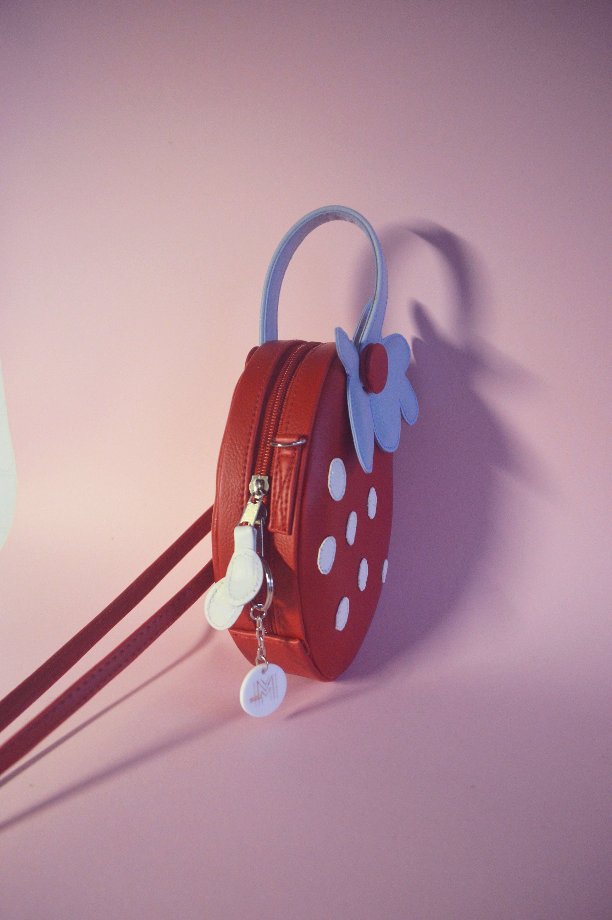 Fresa Flor mini- Stawberry handbag/crossbody MINI version