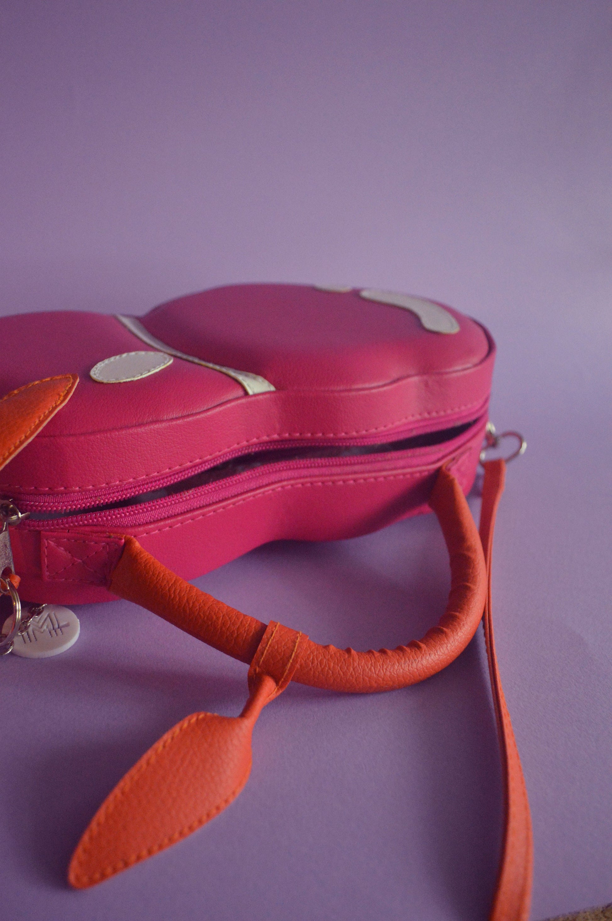 Circle Cereza- Cherry Crossbody Handbag