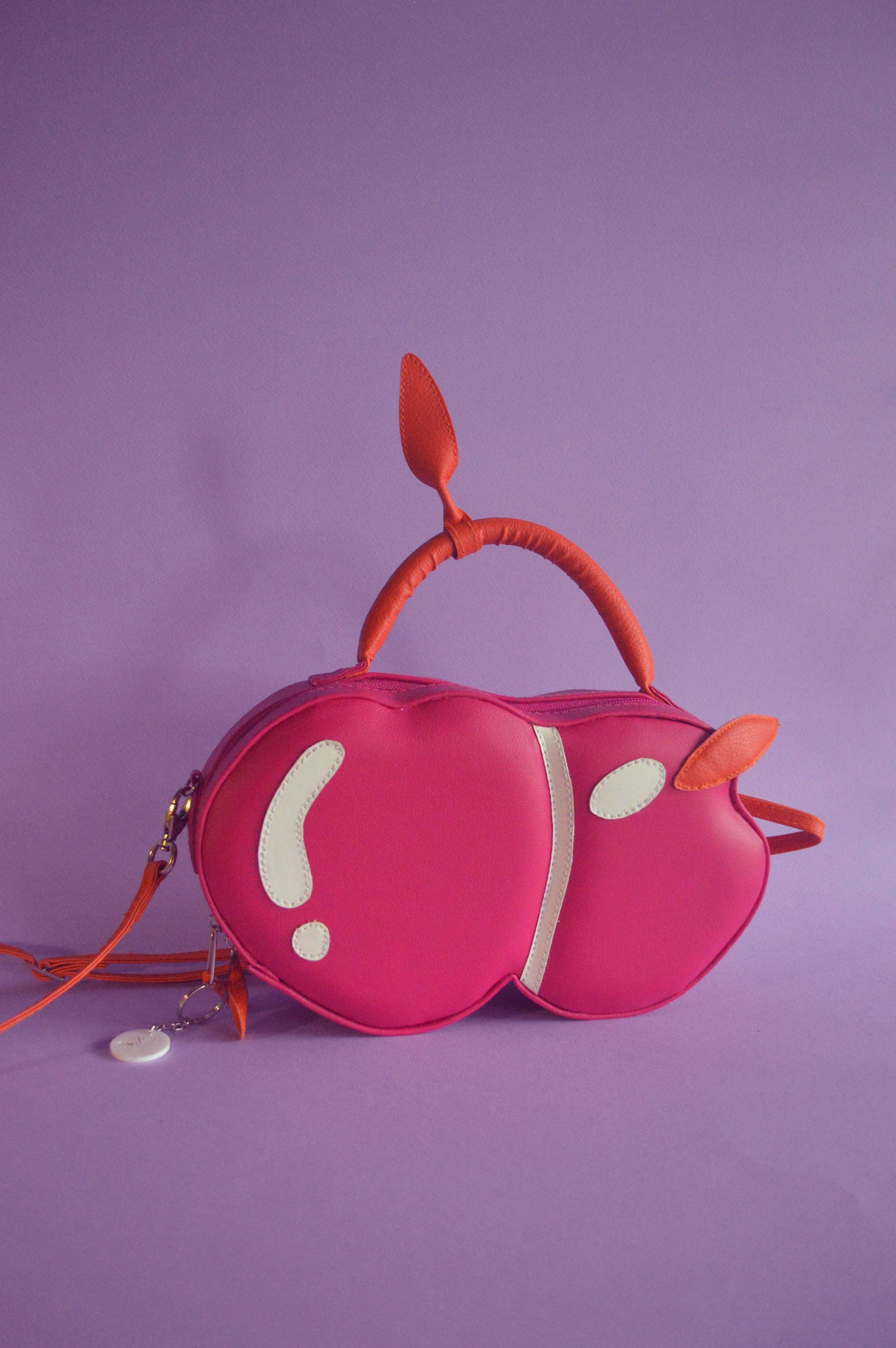 Circle Cereza- Cherry Crossbody Handbag