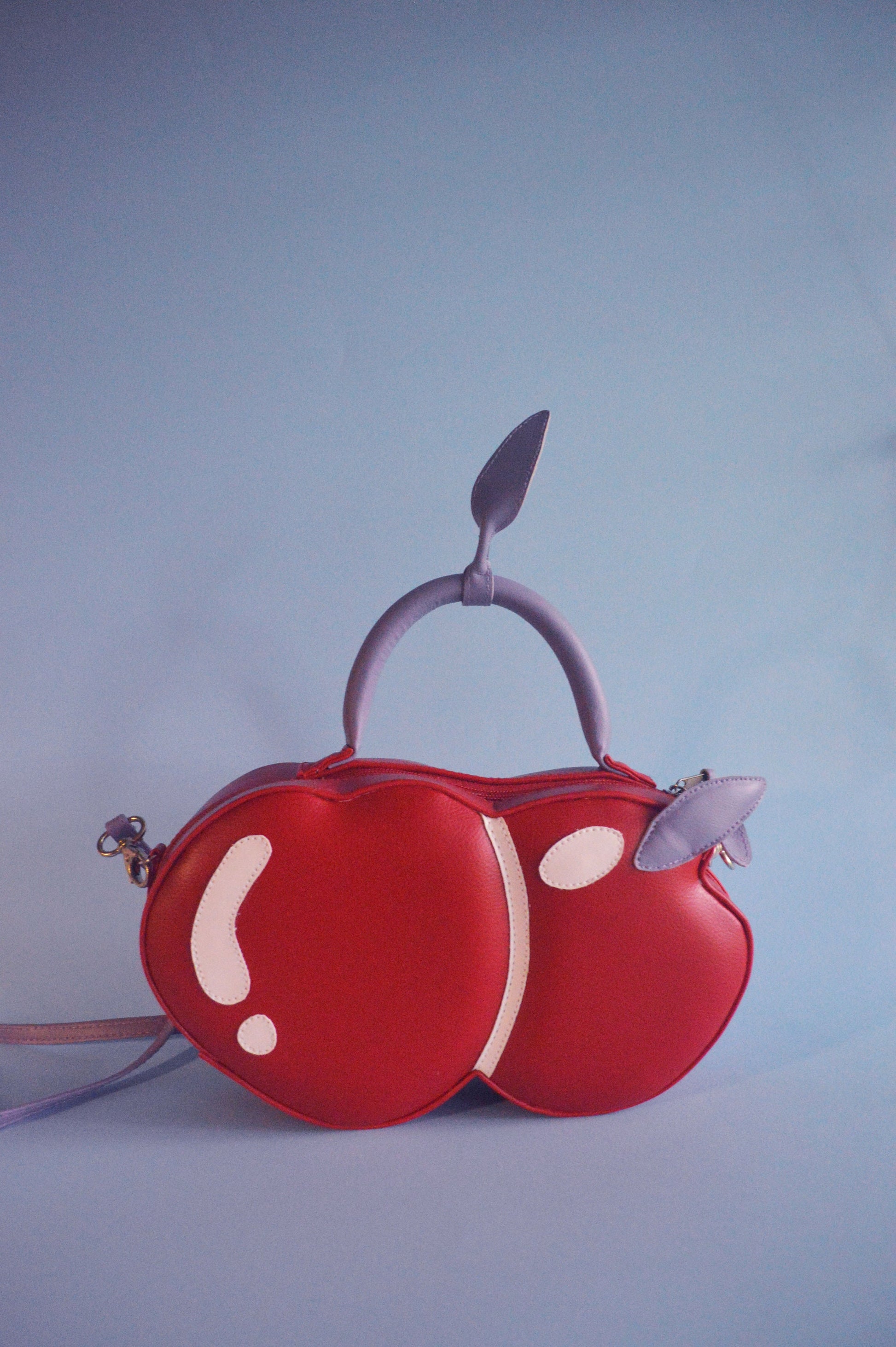 Circle Cereza- Cherry Crossbody Handbag