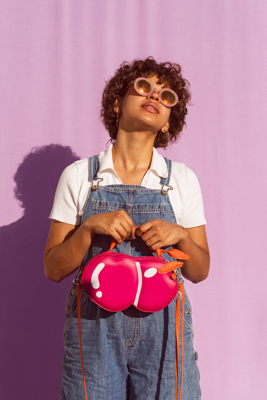 Circle Cereza- Cherry Crossbody Handbag