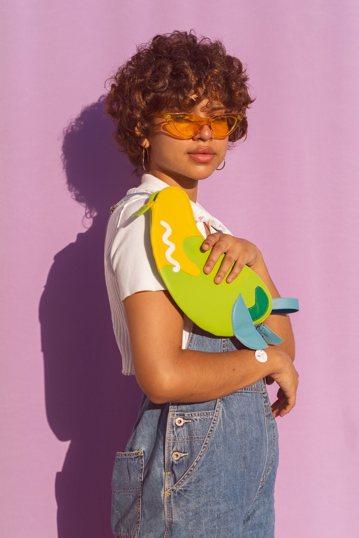 Memphis Mango Handbag Clutch or Crossbody