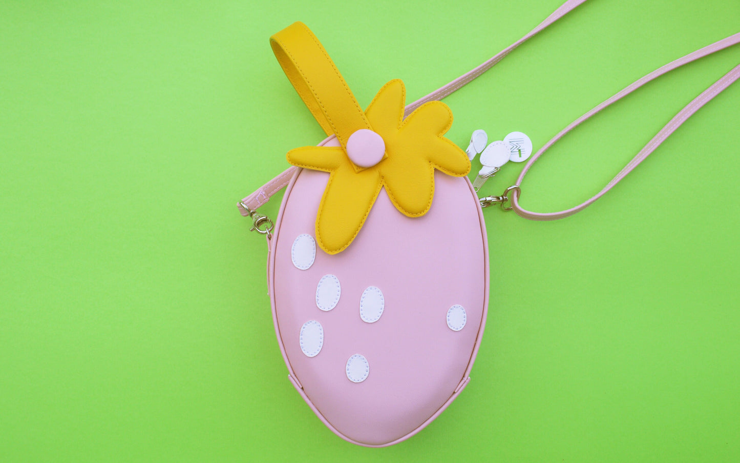 Fresa Flor- Stawberry Handtasche/ Crossbody normale Größe