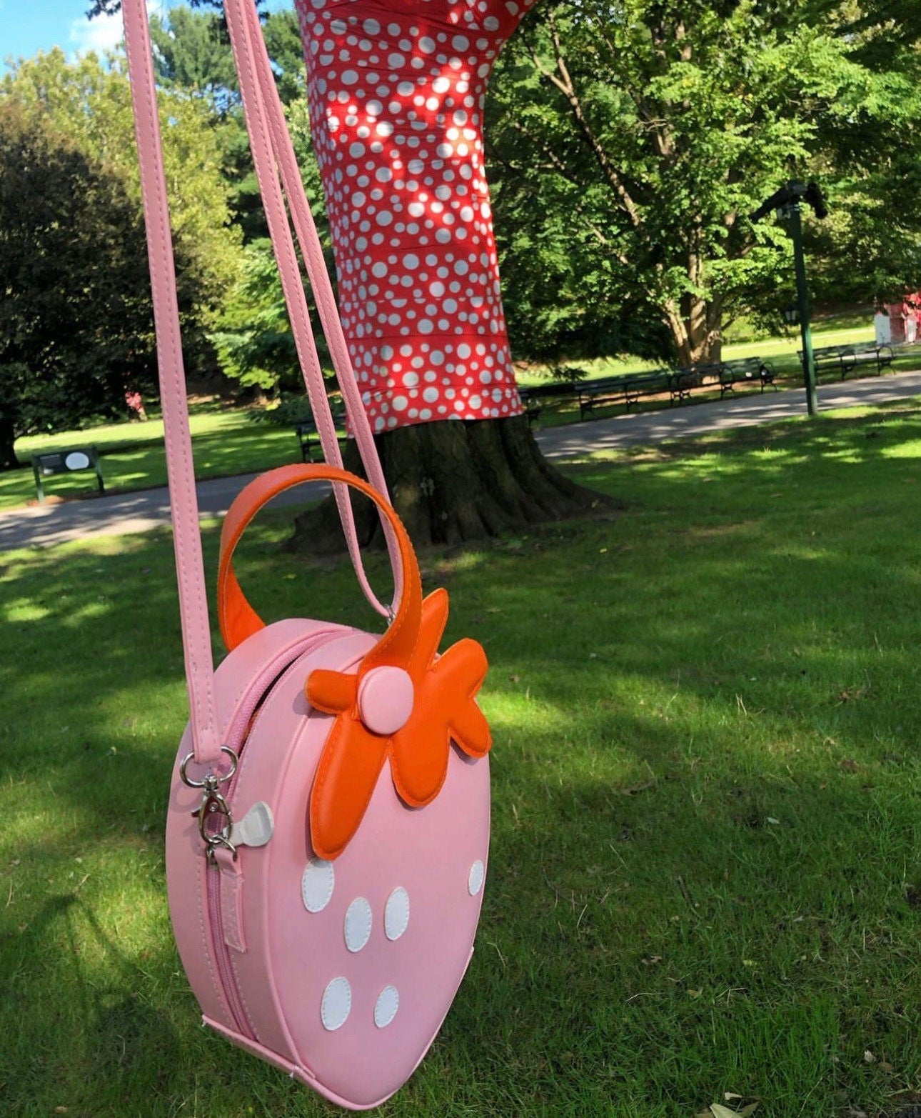 Fresa Flor- Stawberry Handtasche/ Crossbody normale Größe