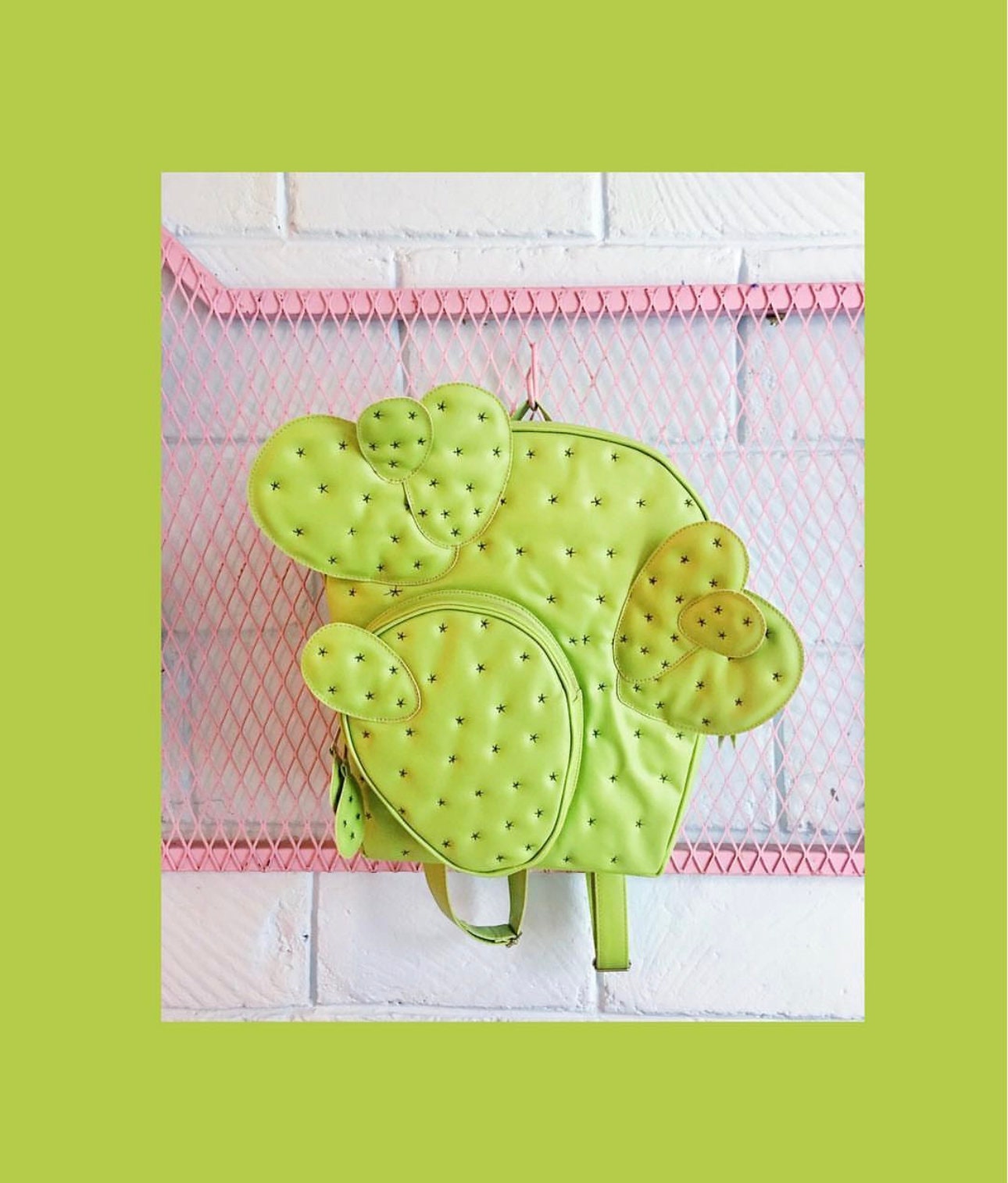 Nopal cactus backpack