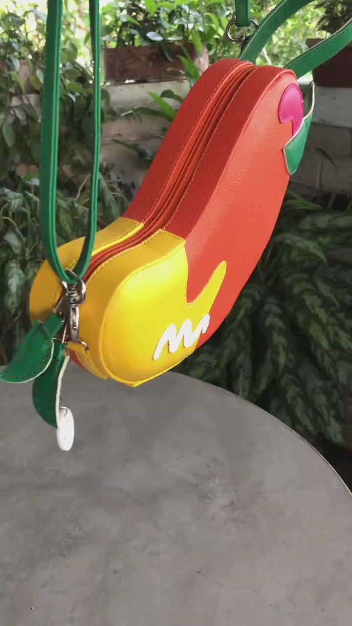 Memphis Mango Handbag Clutch or Crossbody